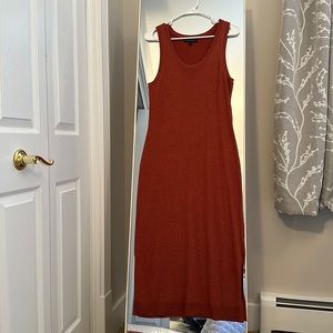 Banana Republic Midi Rust Sweater Dress. Size M.